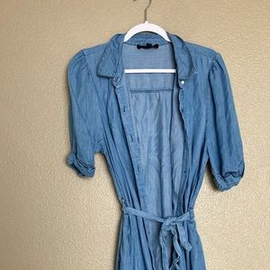 Denim Dress - Alice Blue